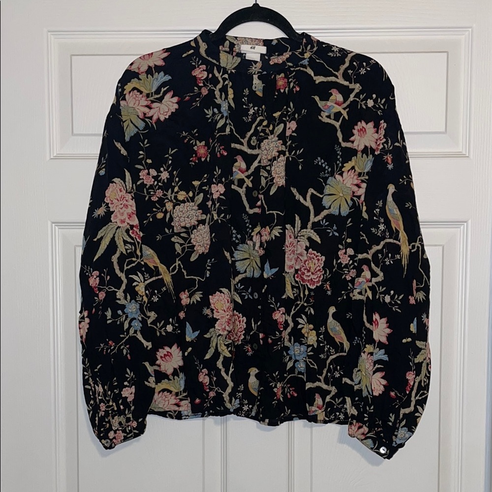Women’s GP and J Baker x HM Collaboration Floral Printed Blouse
